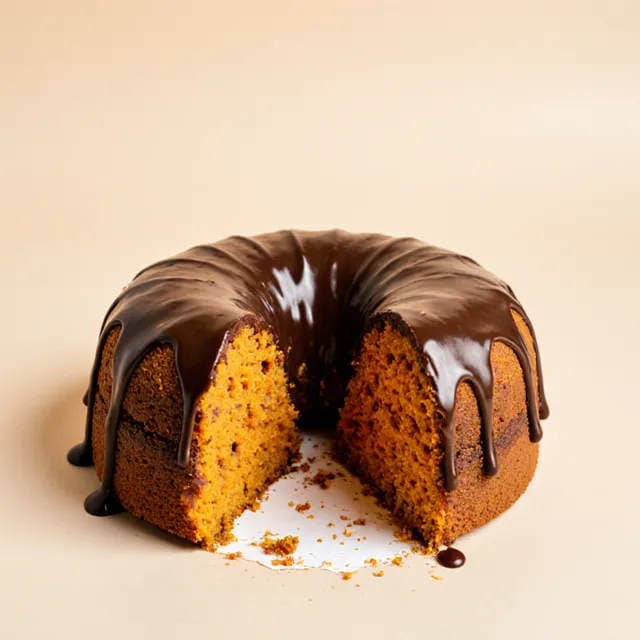 Bolo de cenoura com brigadeiro, receita do material